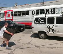 Chris Temple and Zach Ingrasci's Renovated School Bus for tour around the states