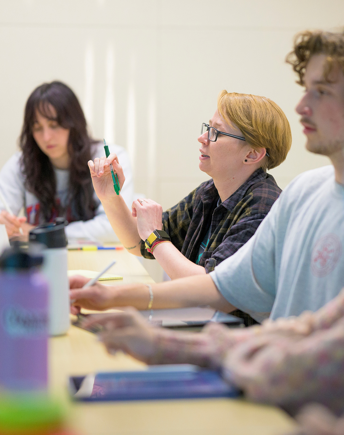 Professor Gabbrielle Johnson's class.