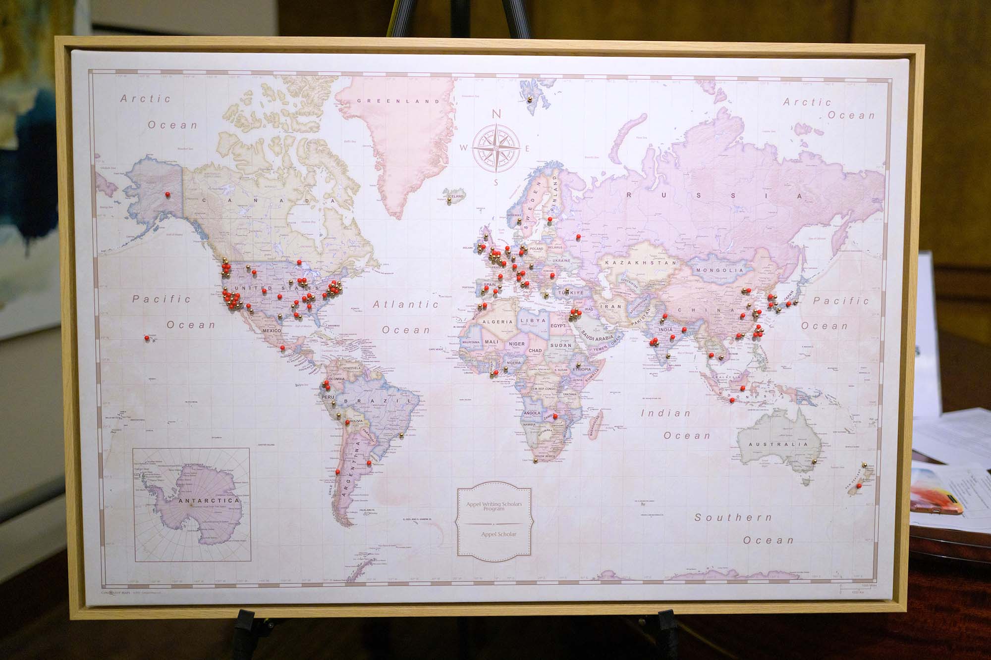 Map of Julian's travels.