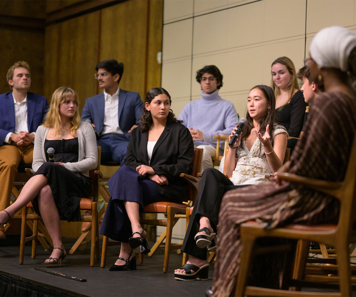 The 2023 Appel Fellowship recipients at Athenaeum celebration.