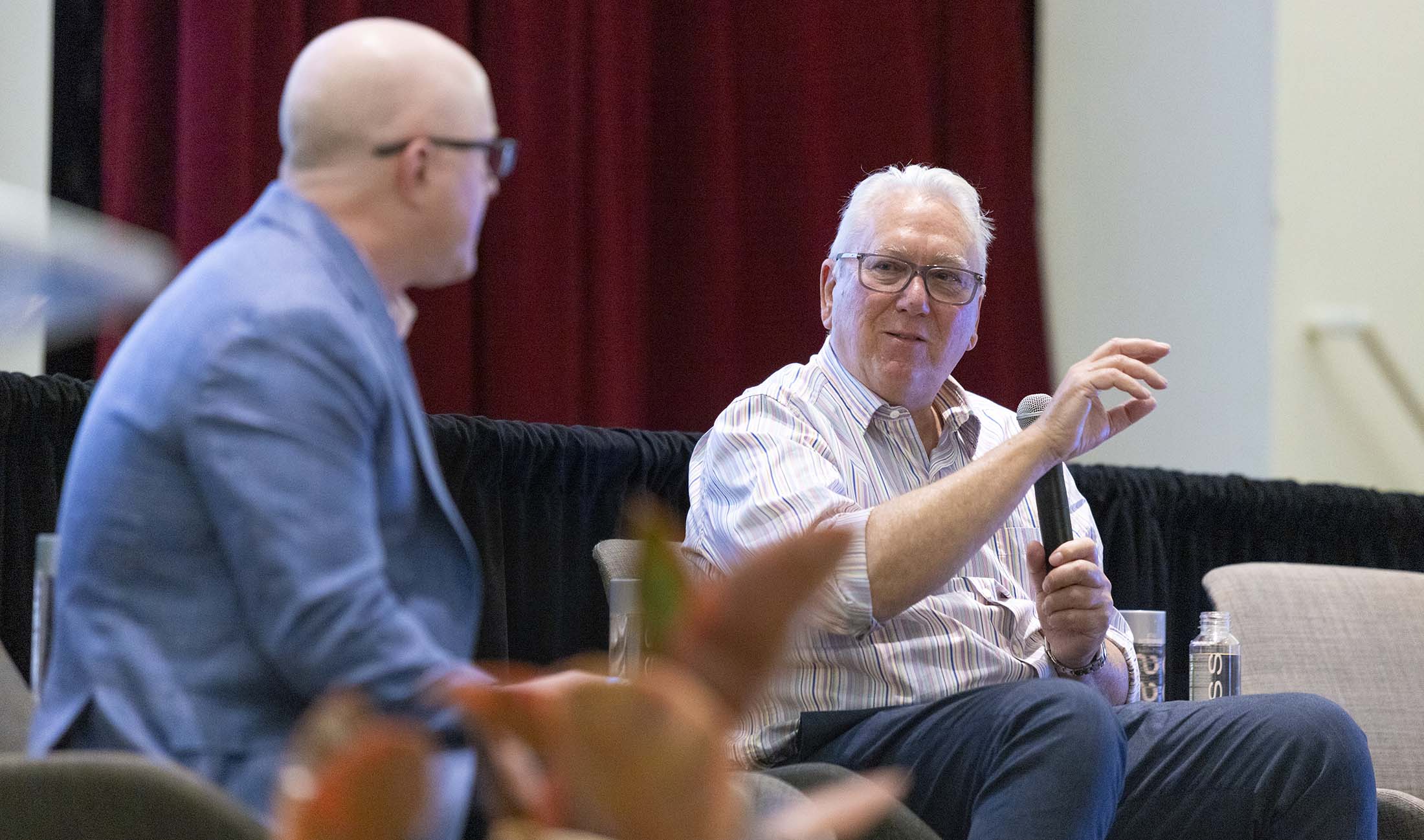 Prof. David Day speaking at conference