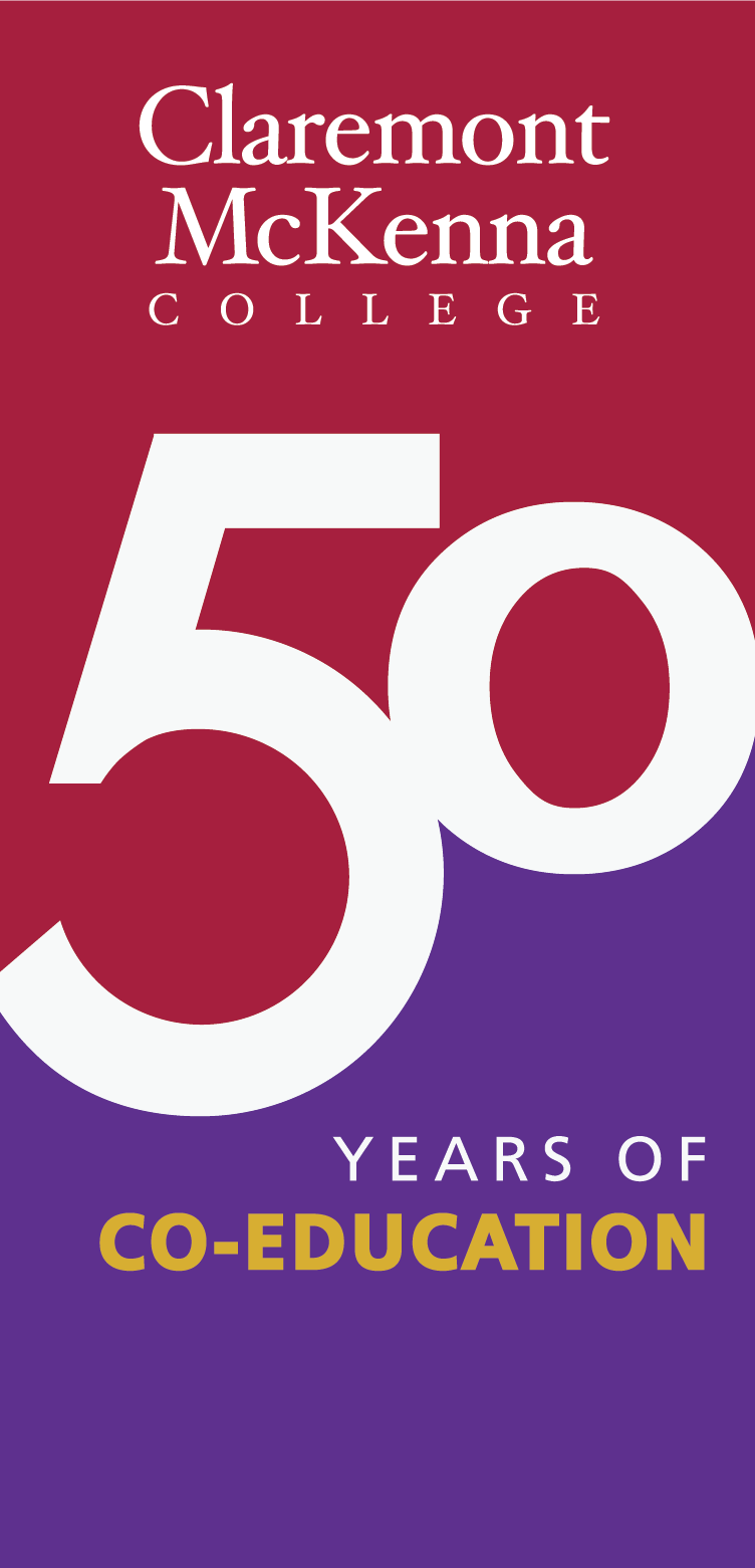 The executive logo for the 50 Years of Co-education celebration.
