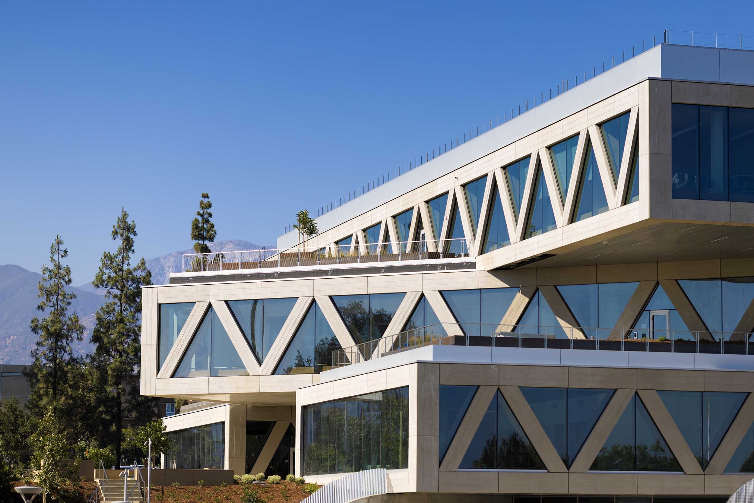 Exterior of the Robert Day Sciences Center.
