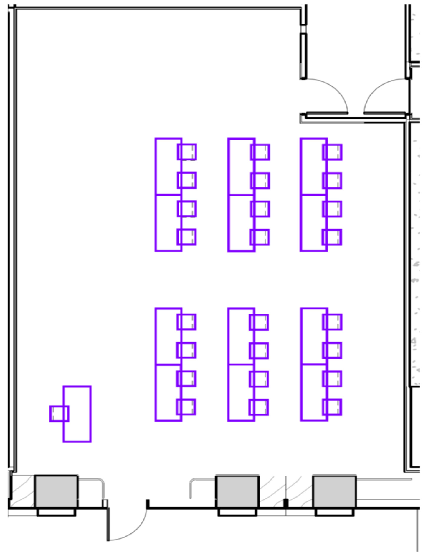Seating chart of Robert Day Sciences Center 131