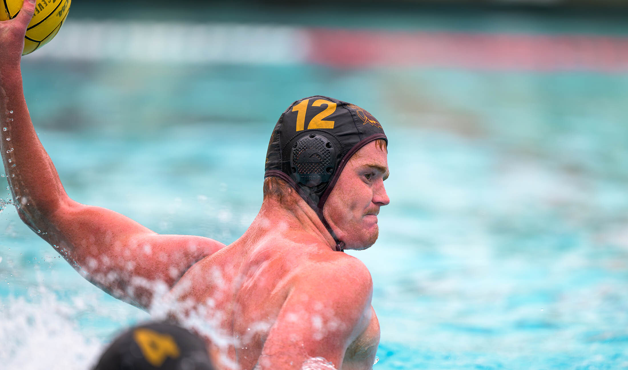 Nick Kennedy '27 playing water polo
