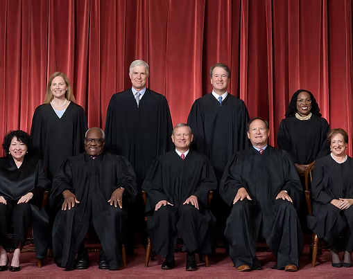 Image of the Supreme Court Justices