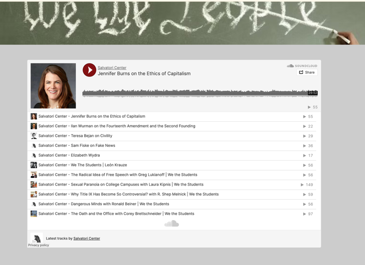 Student Podcast Screenshot