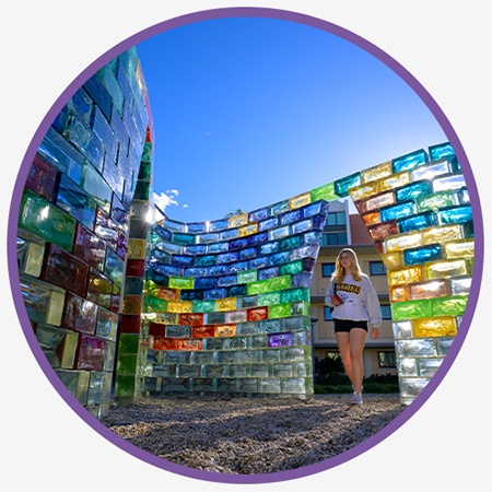 Qwalala art installation.