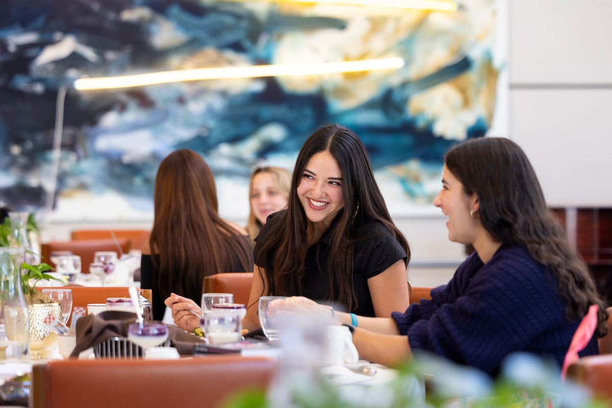 Participants break bread at the Ath during WLA's 2026 workshop 'Best Self to Bold Breakthrough: How Women Build Confidence, Visibility, and Influence.'