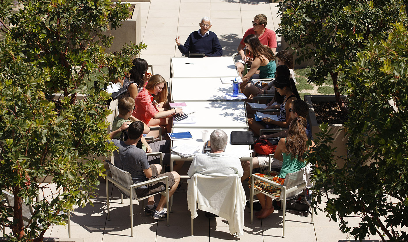 Outdoor class at Kravis Center