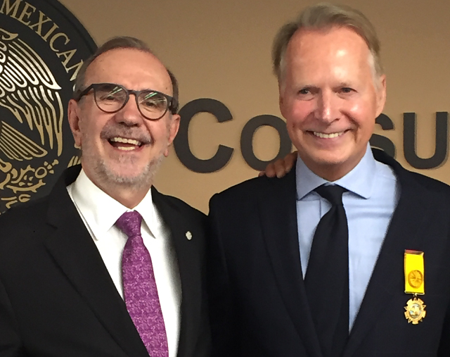 Carlos Sada and former Rep. David Dreier