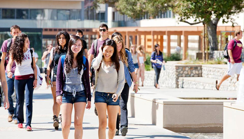 Students Walking