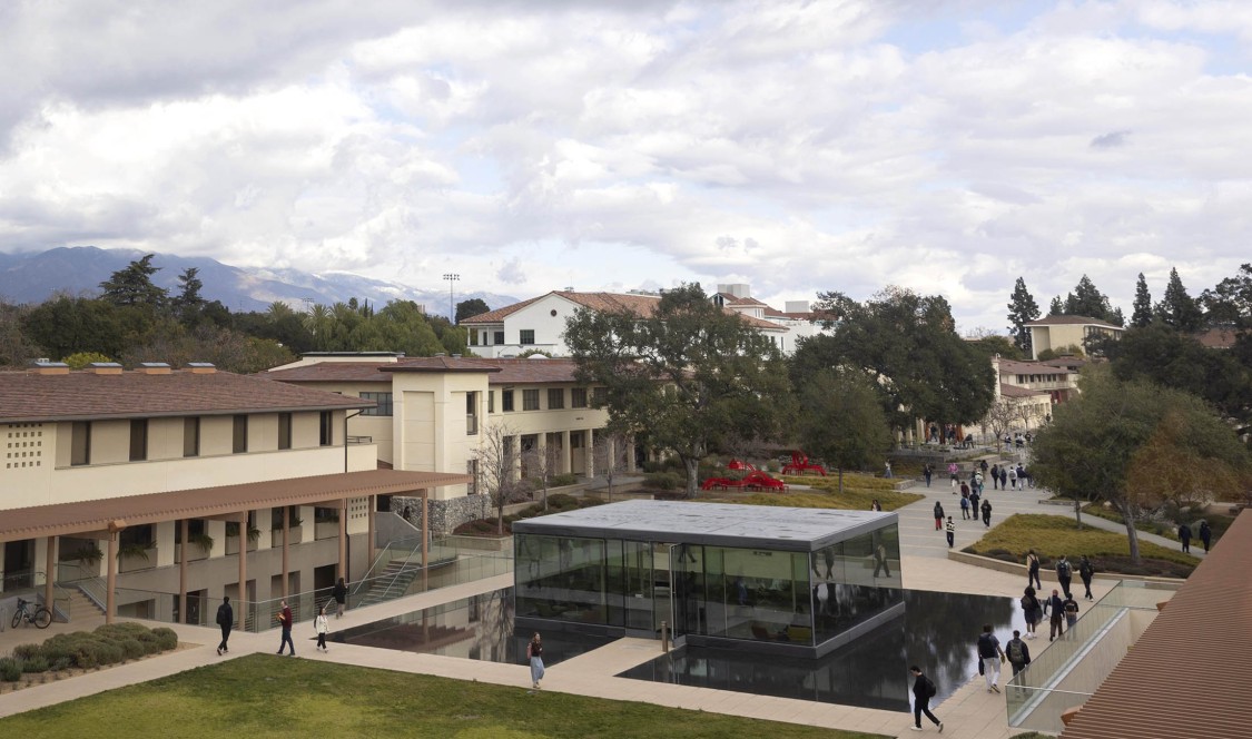 View of CMC campus looking towards the Massoud building