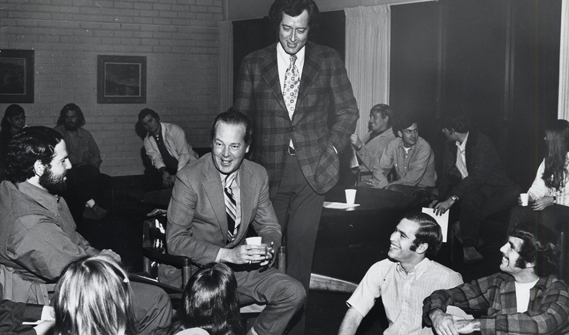 Prof. Michael Riley with director Delbert Mann