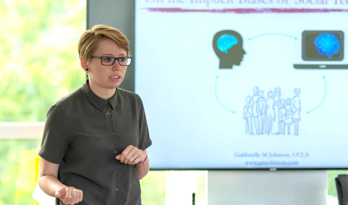 Gabbrielle Johnson, assistant professor of philosophy, is teaching “Intro to Philosophy: Science, Technology, and Human Values” and “Psychology of Bias” this spring