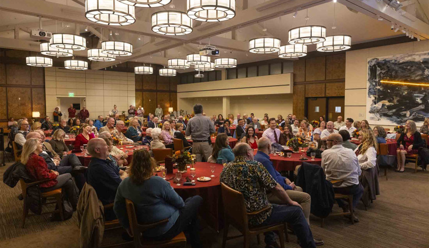 Overview shot of the Ath at Jerry Eyrich memorial event