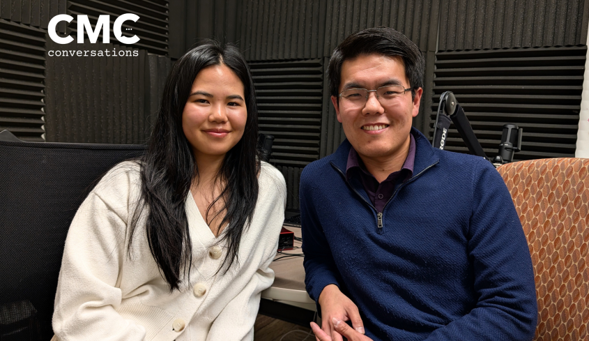 Prof. Steven Zhou and Natalie Chen '26
