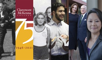 A photo collage commemorating CMC's 75th Anniversary