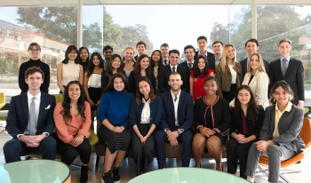 Group photo of CMC's 2021-2022 MUN team