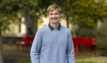 Samuel Johnson-Saeger on campus