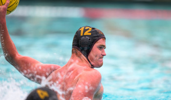 Nick Kennedy '27 playing water polo