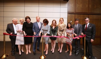 Eggert dining room ribbon cutting