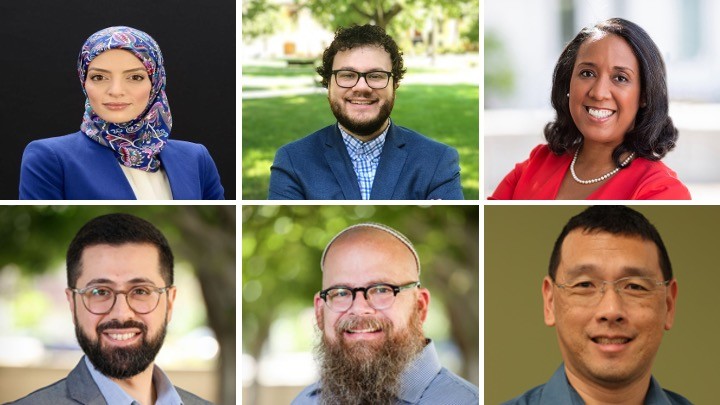 Levi Allen, Dalia Fahmy, Andra Gillespie, Jerry Park, Imam Hadi Qazwani, Rabbi Danny Lutz