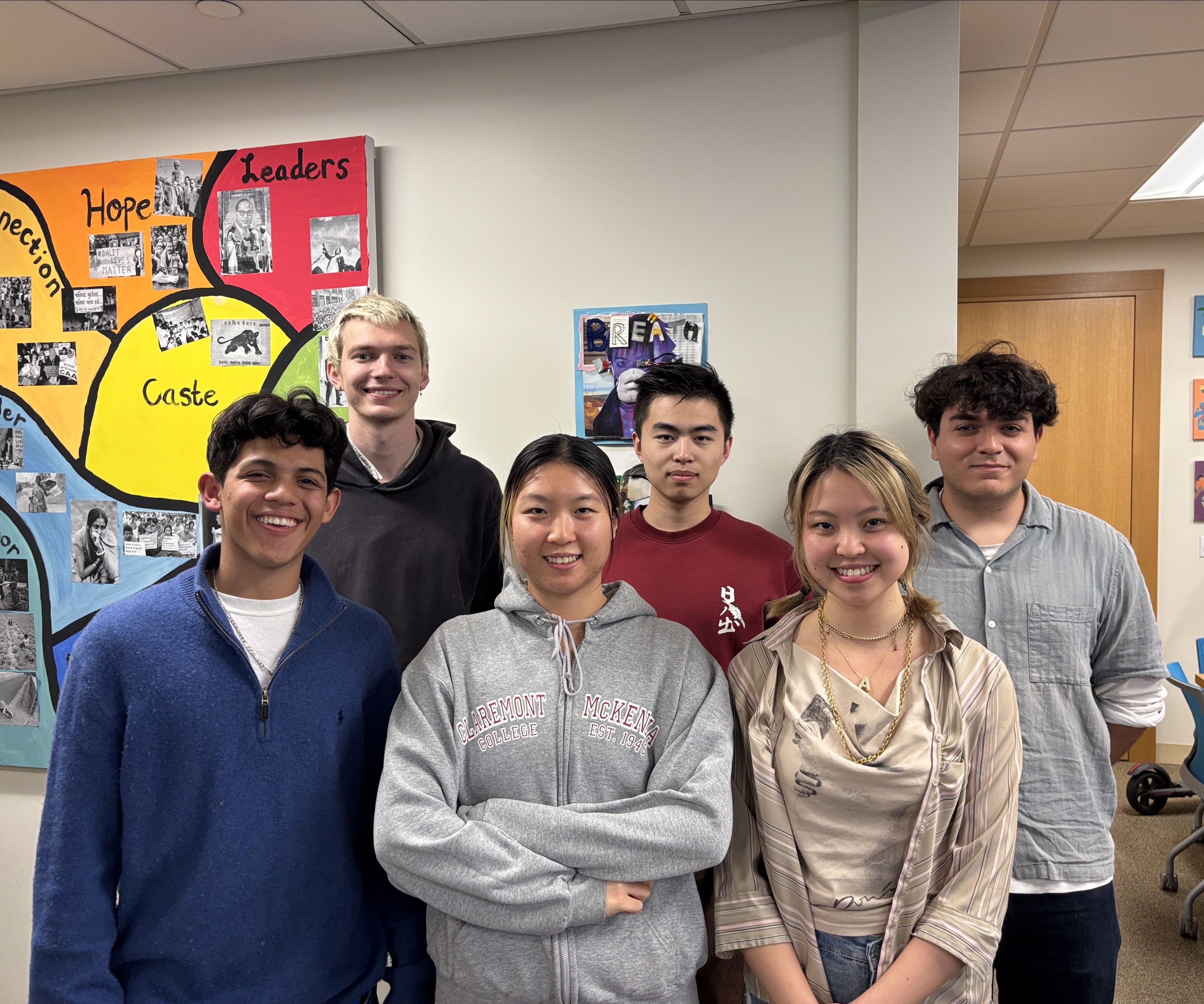 AJ Matheson-Lieber, Mikey Barrios, Daisie Ye, Jason Bao, Athena Ke, and Jake Detrinidad.