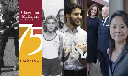 A photo collage commemorating CMC's 75th Anniversary