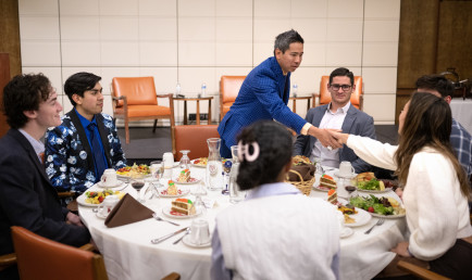 Scott Arasaki ’98 on panel at the Ath.