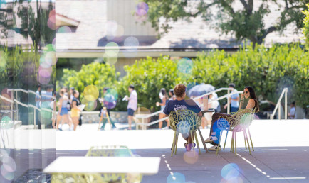 Campus photos near the Hub