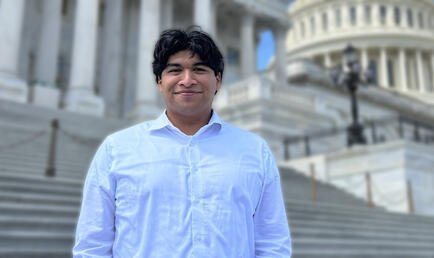 Henry Garcia '27 in Washington DC