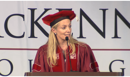 Dr. Lael Brainard gives the Commencement Address.