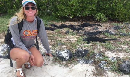 Bryn Edwards on Galapagos