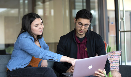 Students at the Soll Center for Student Opportunity