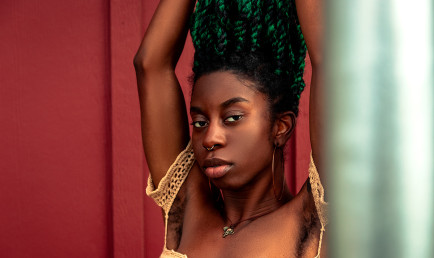 Toluwani Roberts '22 shared her story as part of the “When a Black Woman Speaks, You Listen" project. Photos courtesy of Robert Cain '21.