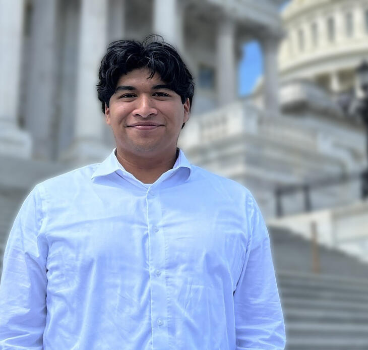 Henry Garcia '27 in Washington DC