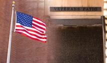 American flag photo montage