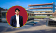 Krish Malpani ’28 photo inset over Kravis Center image